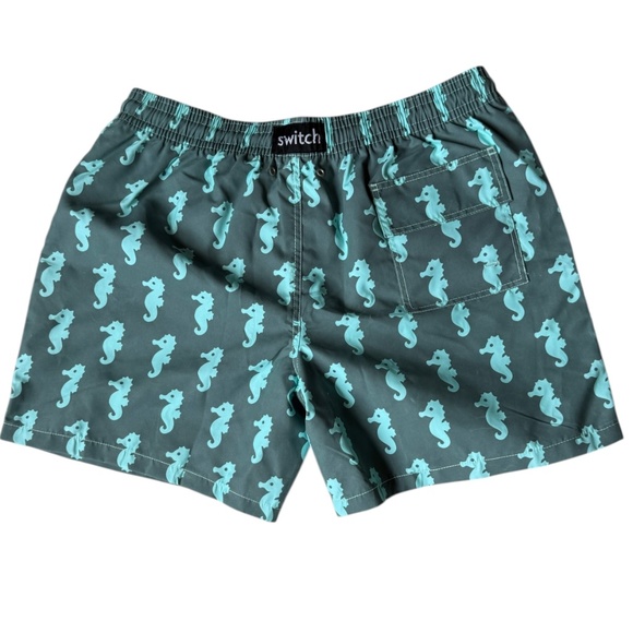 NWT Capelle Miami Switch Color Changing‎ Sea Horse Swim Trunks Sz 2XL - Picture 4 of 9